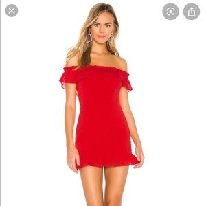 Superdown red dress